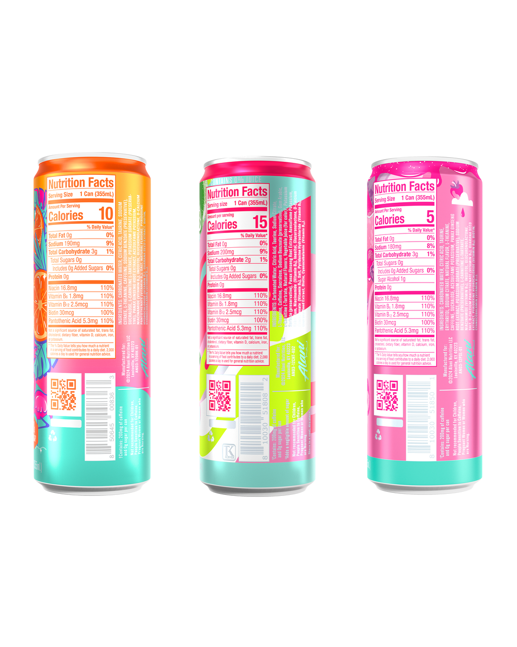 Alani Nu Energy Variety Pack - Sunshine Mix M1 - image 3