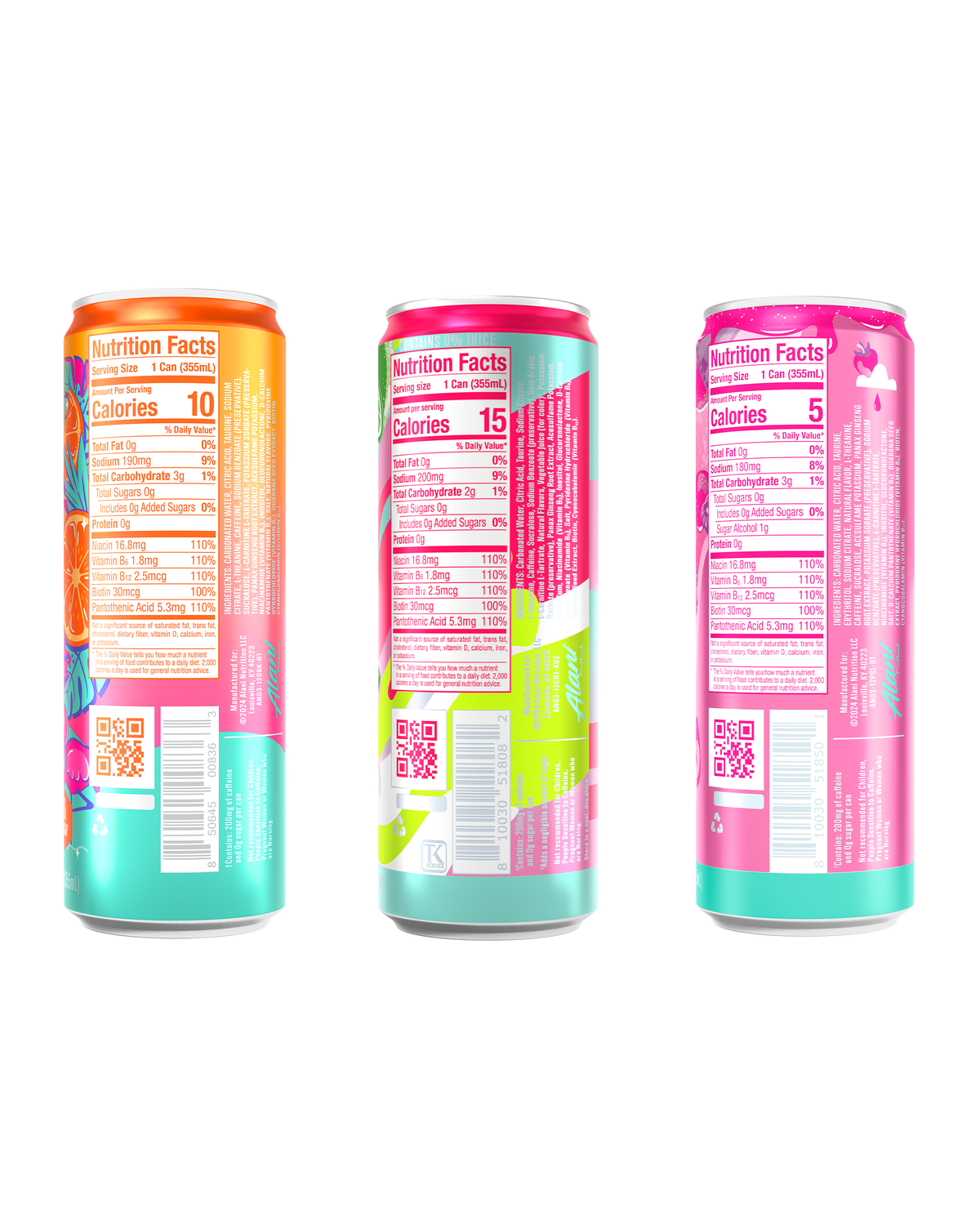 Alani Nu Energy Variety Pack - Sunshine Mix M1 - image 3