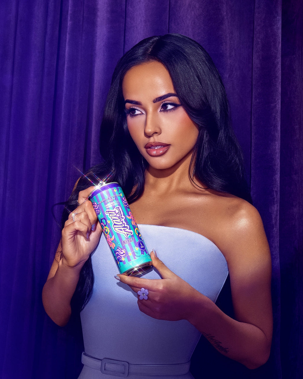 Alani Nu Energy Drink - Purple Cotton Candy J7 - image 4