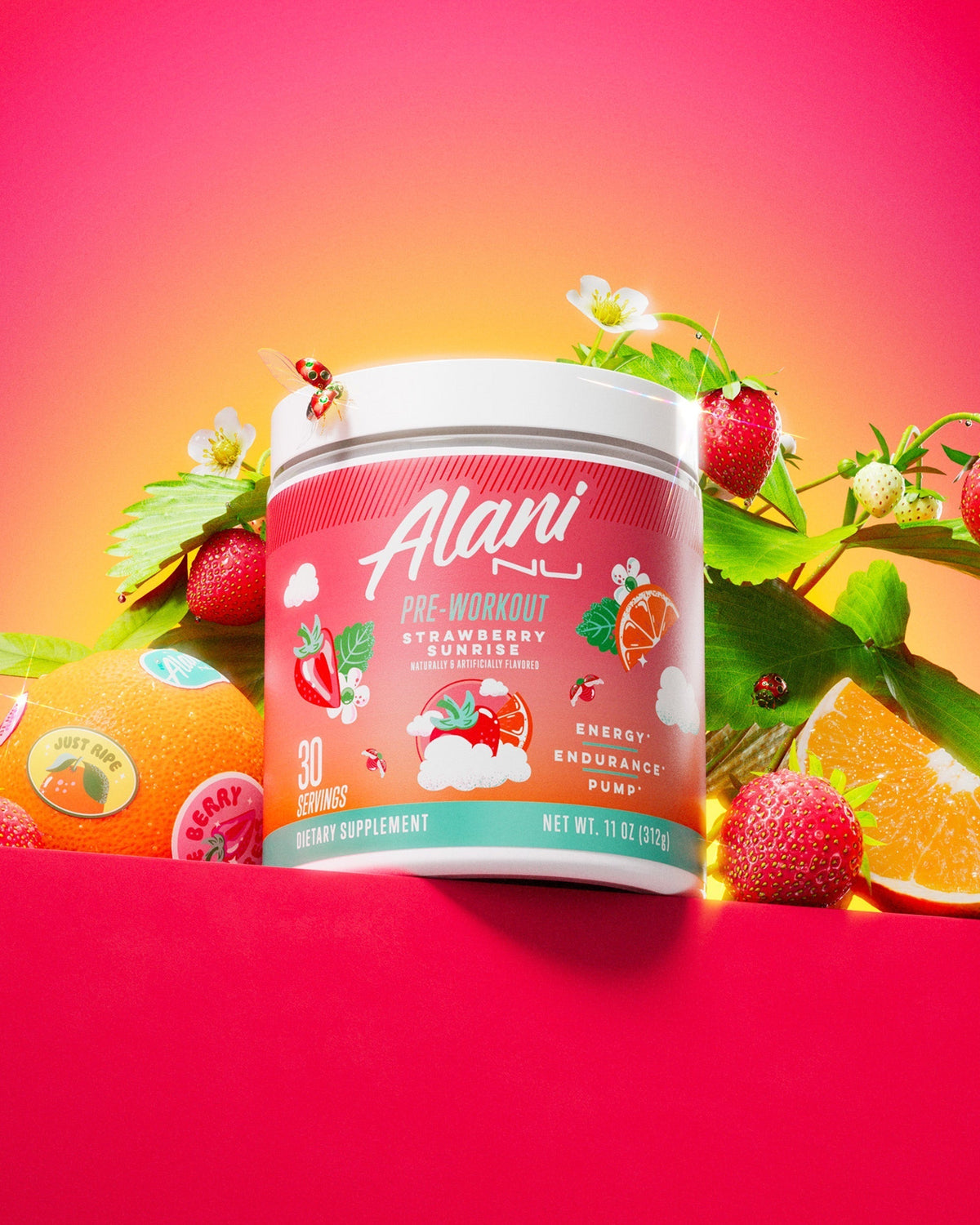 Alani Nu Pre-Workout - Strawberry Sunrise S1 - image 5
