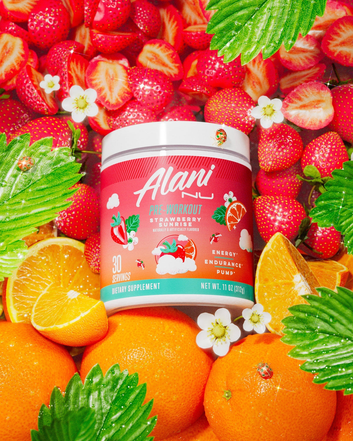 Alani Nu Pre-Workout - Strawberry Sunrise S1 - image 4