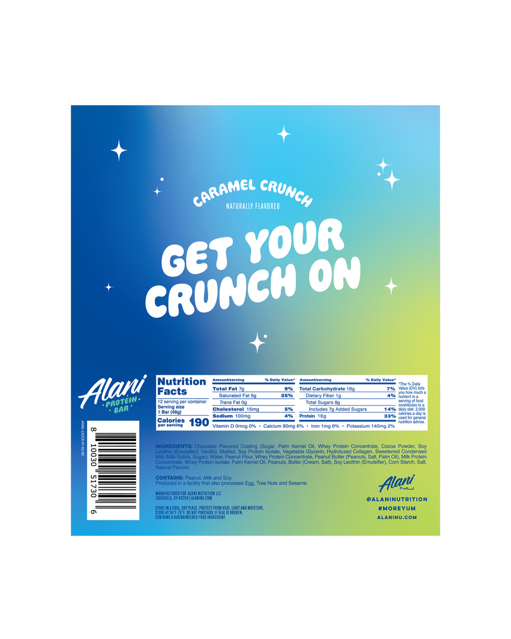 Alani Nu Protein Bar - Caramel Crunch Y9 - image 4