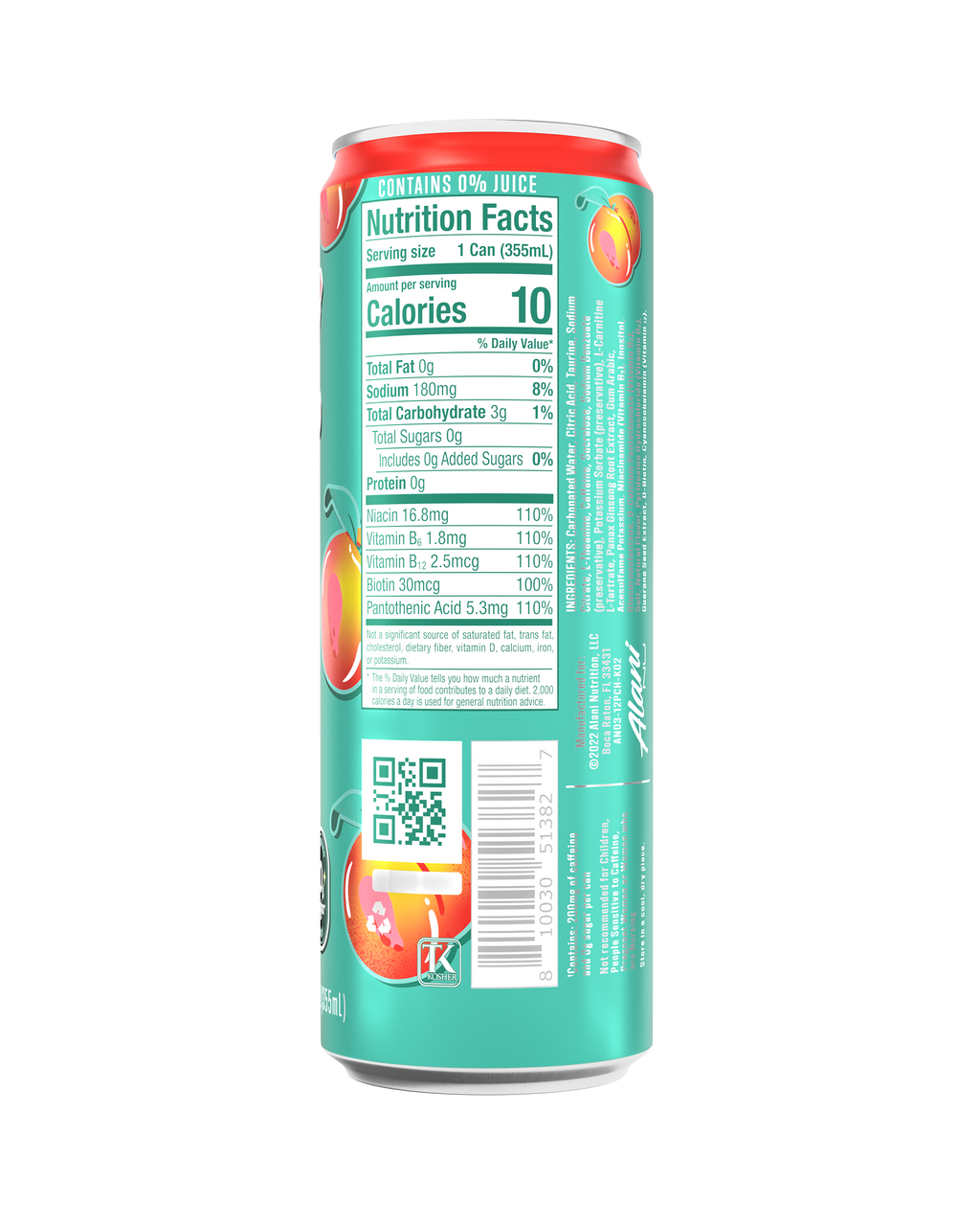 Alani Nu Energy Drink - Juicy Peach G5 - image 3