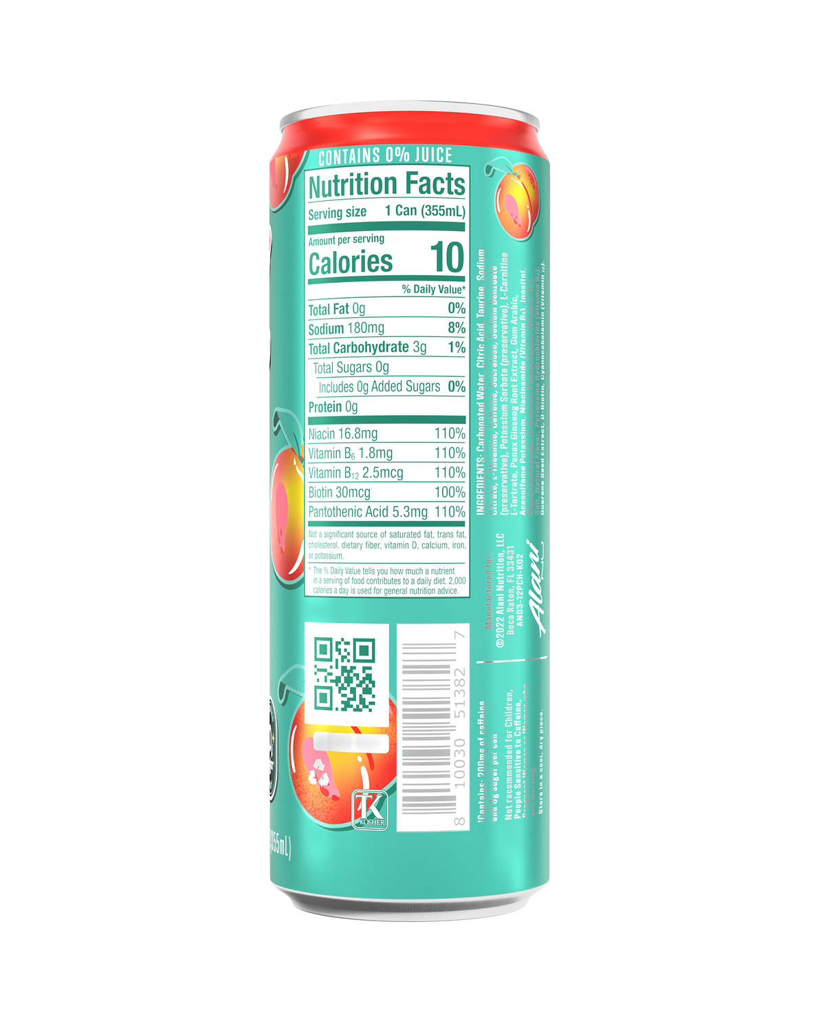 Alani Nu Energy Drink - Juicy Peach G5 - image 3