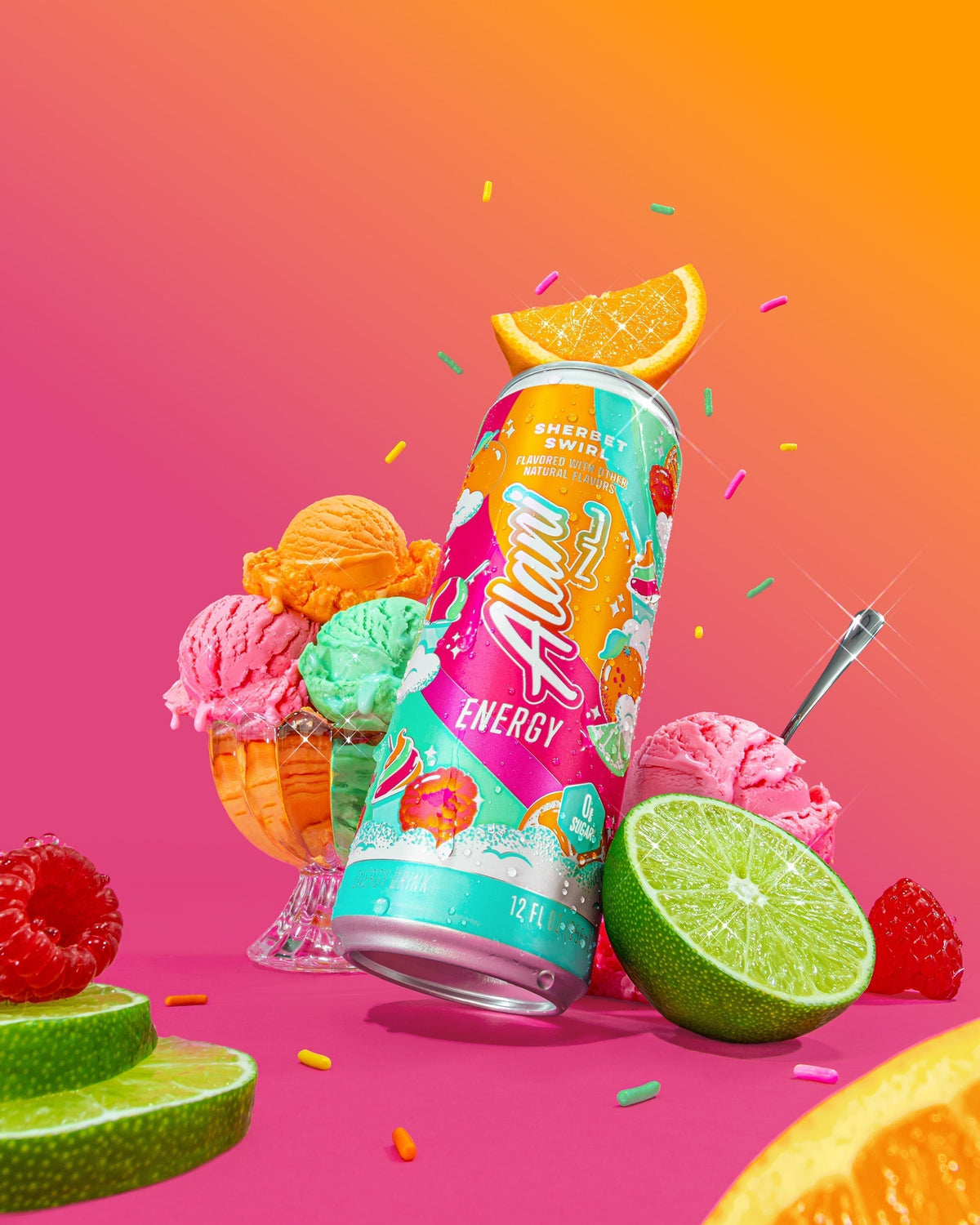 Alani Nu Energy Drink - Sherbet Swirl W2 - image 4
