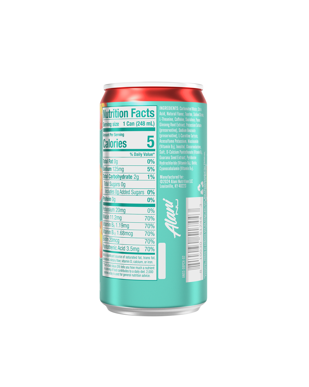 Alani Nu Mini Energy - Juicy Peach P5 - image 3