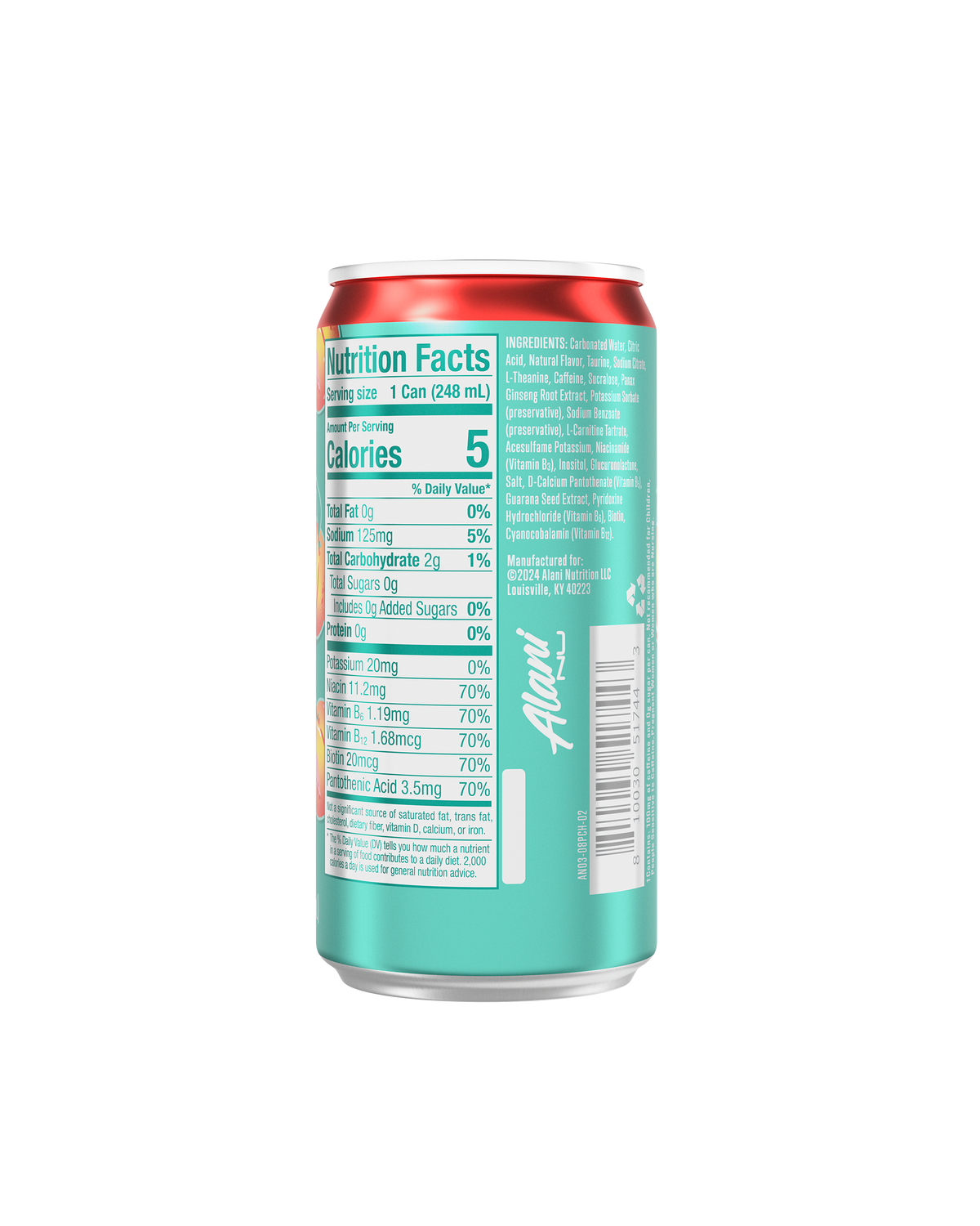 Alani Nu Mini Energy - Juicy Peach P5 - image 3